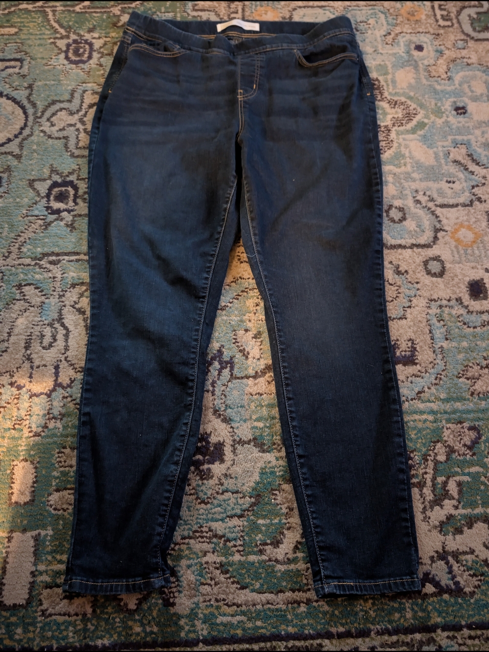 Signature by Levi Strauss Dark Blue Skinny Jeans for Women